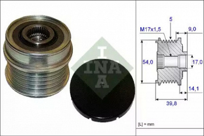 WILMINK GROUP wg1253745 -  Механизм свободного хода генератора